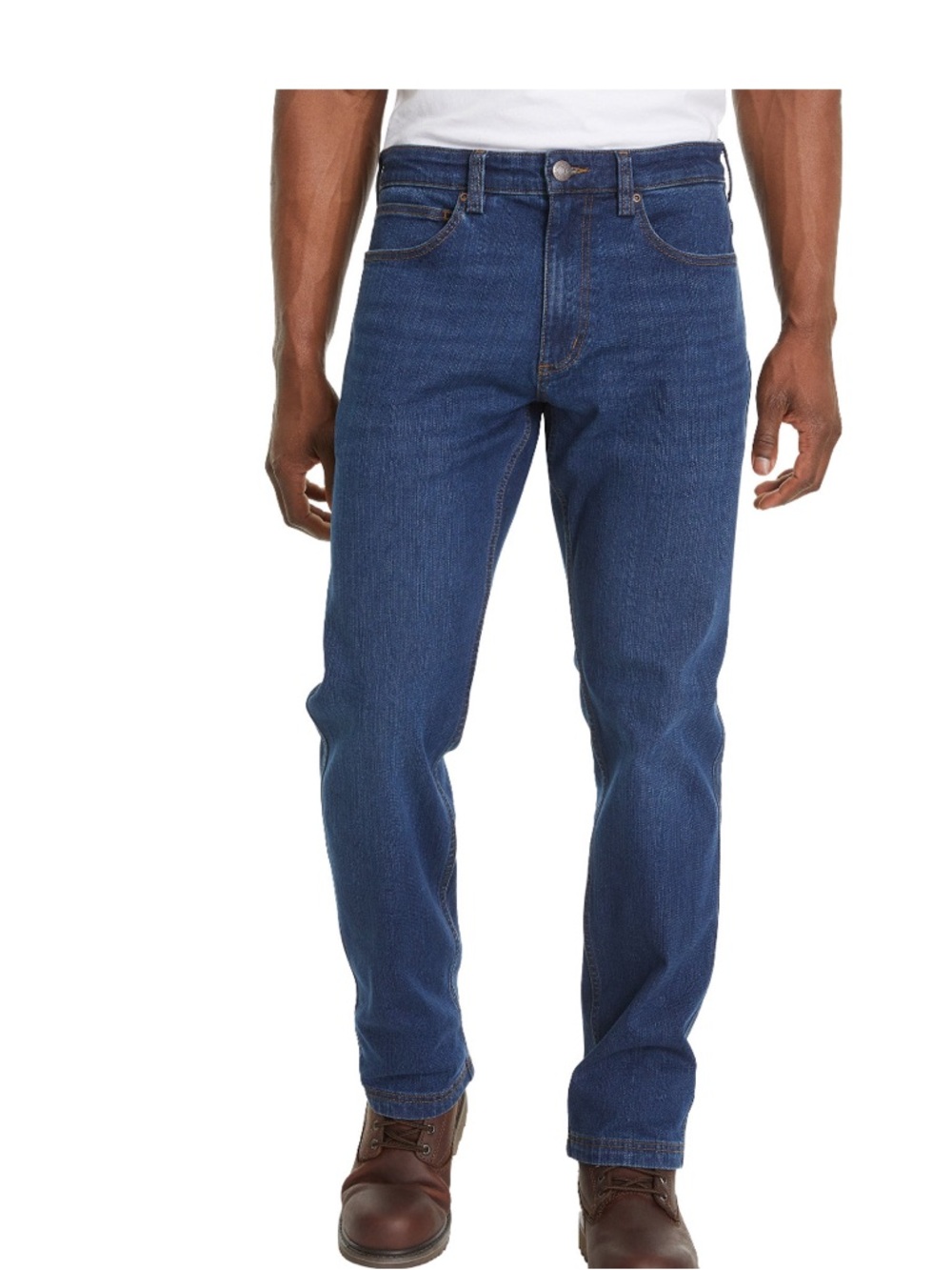 Kirkland Signature Men's Straight Jeans in Deep Blue